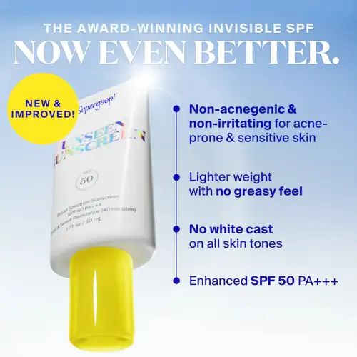 Supergoop! Unseen Sunscreen Invisible Broad Spectrum SPF 50 PA +++
