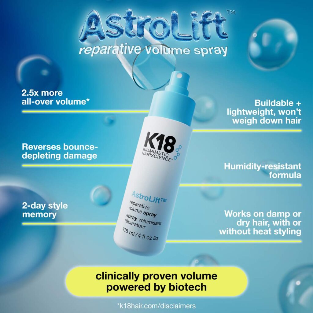 رذاذ الحجم الإصلاحي K18 AstroLift™