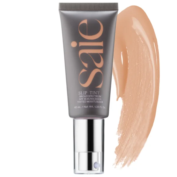 Saie Slip Tint – Lightweight Tinted Moisturizer with Mineral Zinc SPF 35 & Hyaluronic Acid