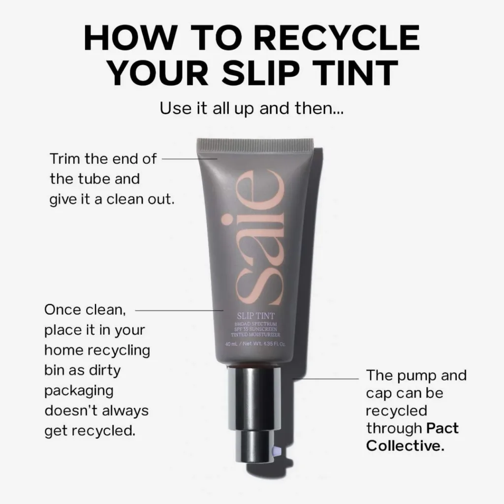Saie Slip Tint – Lightweight Tinted Moisturizer with Mineral Zinc SPF 35 & Hyaluronic Acid