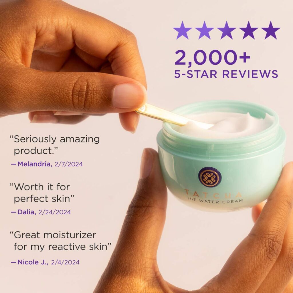Tatcha The Water Cream Oil-Free Pore Minimizing Refillable Moisturizer