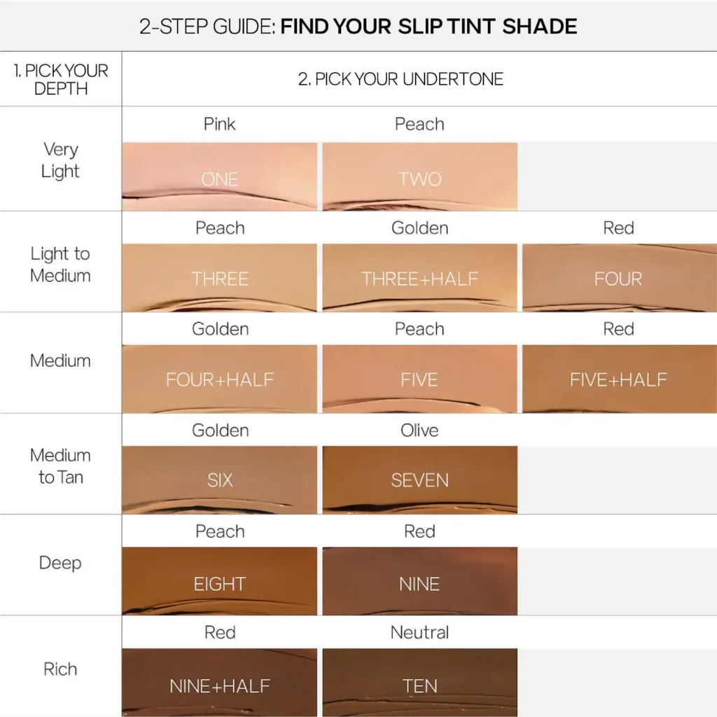 Saie Slip Tint – Lightweight Tinted Moisturizer with Mineral Zinc SPF 35 & Hyaluronic Acid
