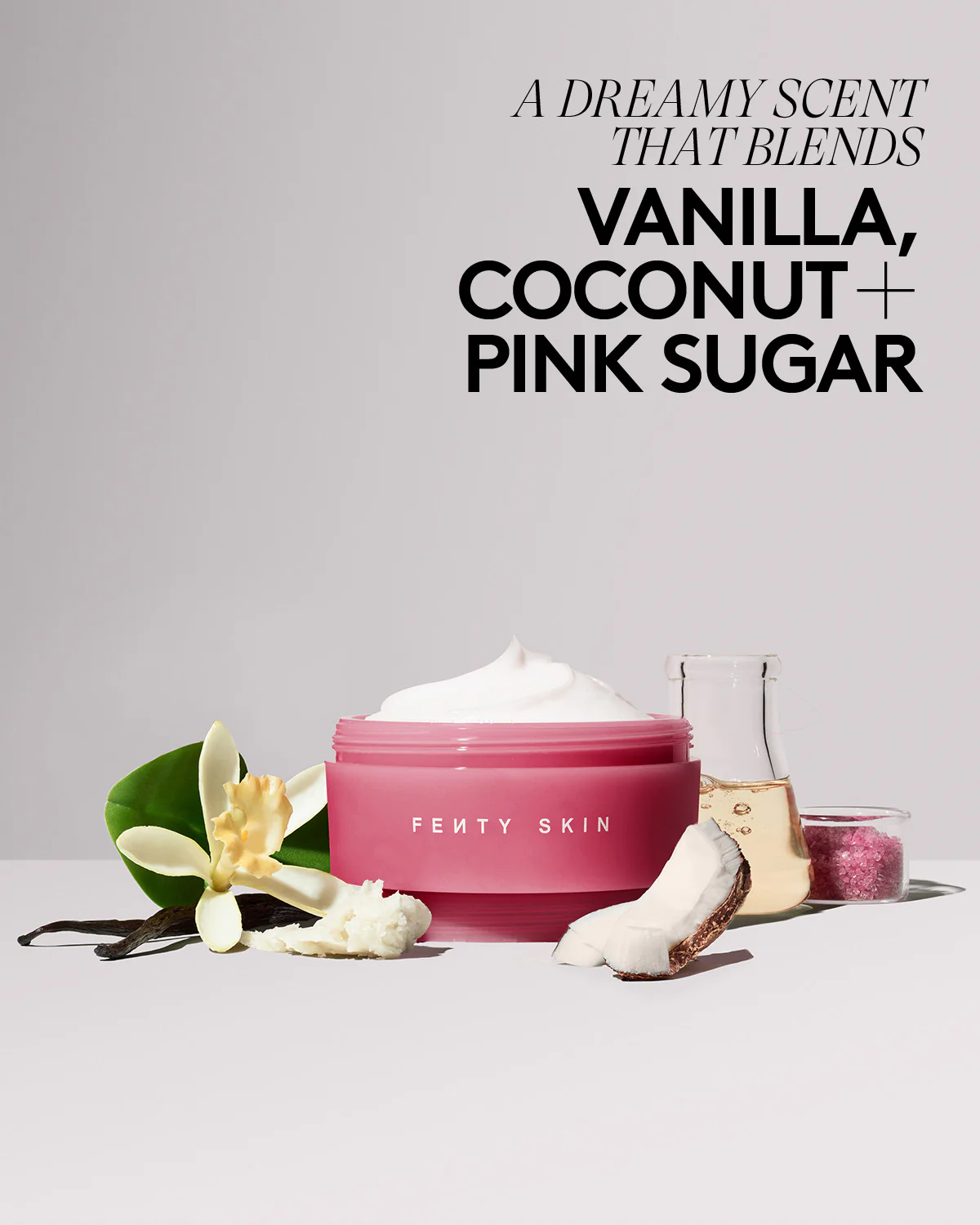 Fenty Beauty Butta Drop Vanilla Dream Whipped Oil Body Cream with Tropical Oils + Butters
