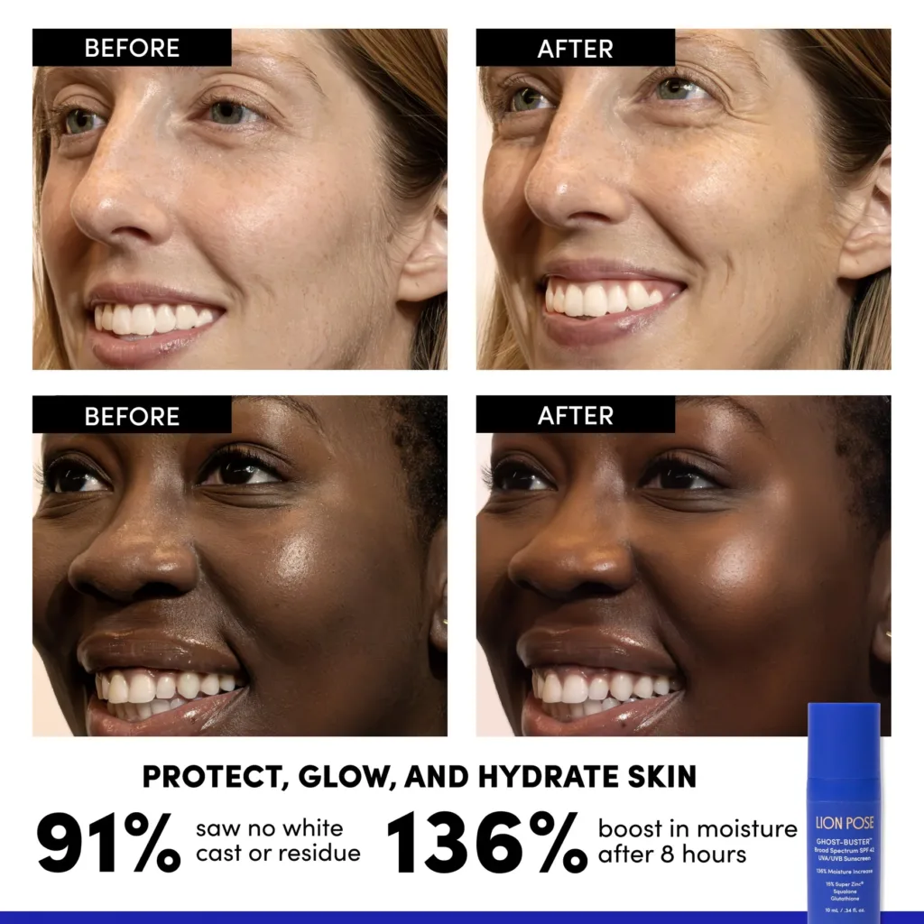 Lion Pose Mane Mini Day & Night Set With SPF & AHA