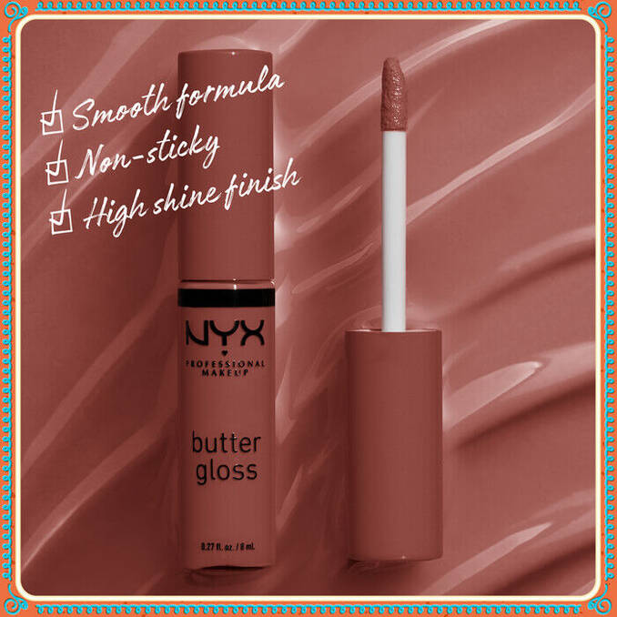 مجموعة هدايا لامعة من NYX Holiday Butter Gloss Vault