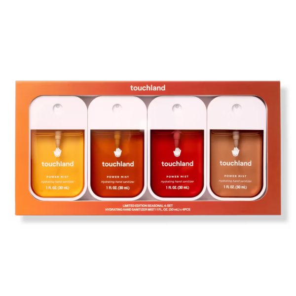 Touchland Limited Edition Seasonal Power Mist Hand Sanitizer 4-Set