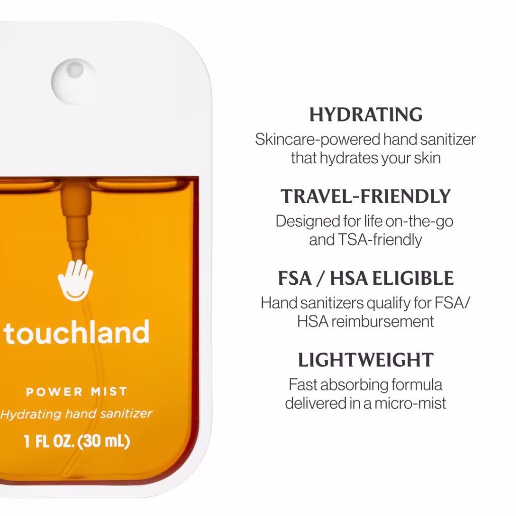 Touchland Limited Edition Seasonal Power Mist Hand Sanitizer 4-Set