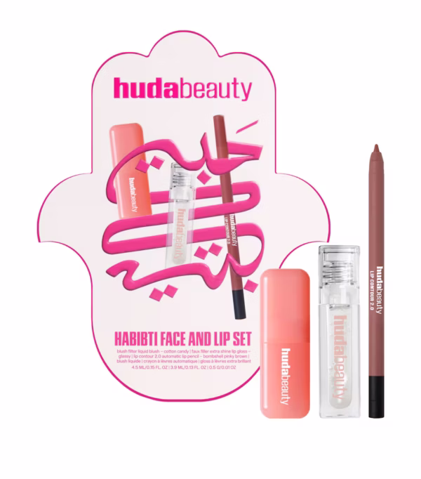 Huda Beauty Habibti Face and Lip Set