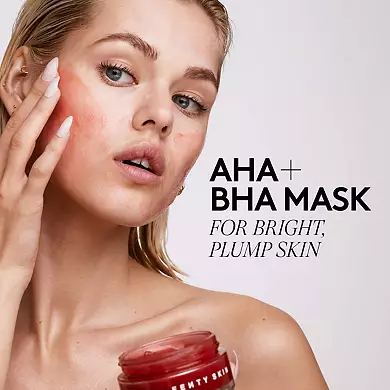 Fenty Skin Cherry Dub Blah to Bright 5% AHA Face Mask with Salicylic Acid + Vitamin C