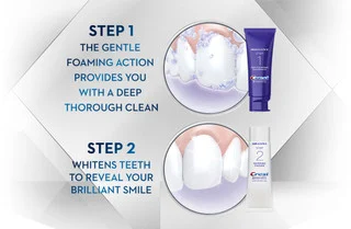 Crest 3D White Brilliance 2 Step Toothpaste