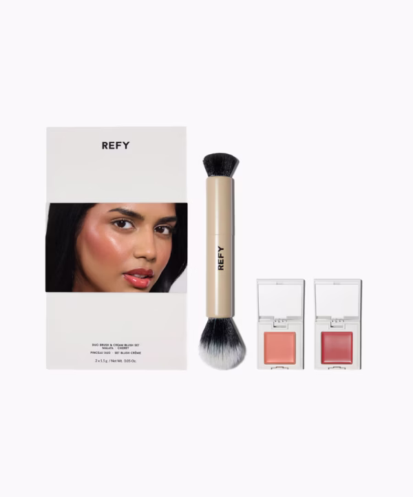 REFY Duo Brush + Blush Set