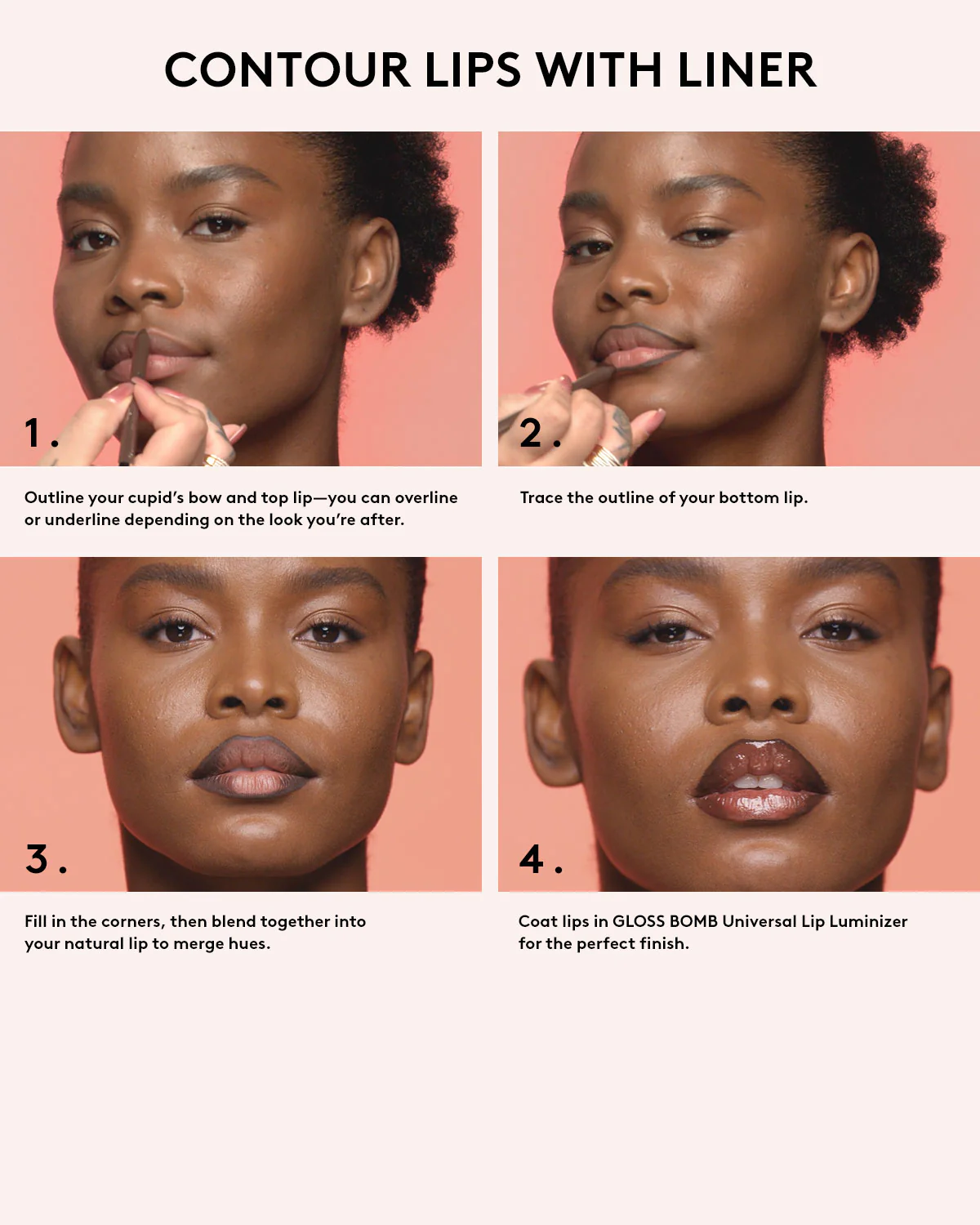 مجموعة شفاه مكونة من قطعتين مع تحديد وإضاءة من Fenty Beauty بواسطة ريهانا