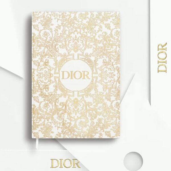 Dior Notebook Journal Holiday Gold