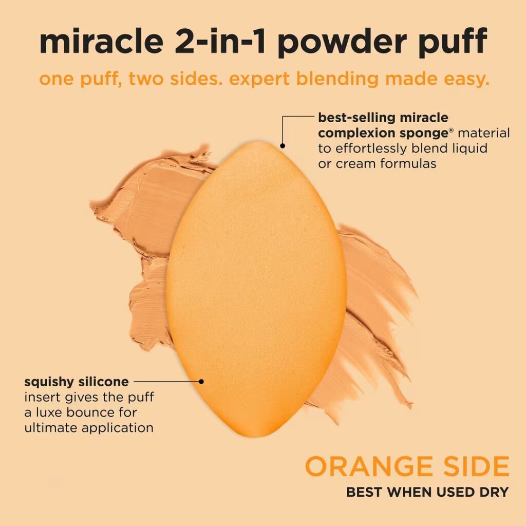 Real Techniques Miracle 2-In-1 Dual Sided Powder Puff