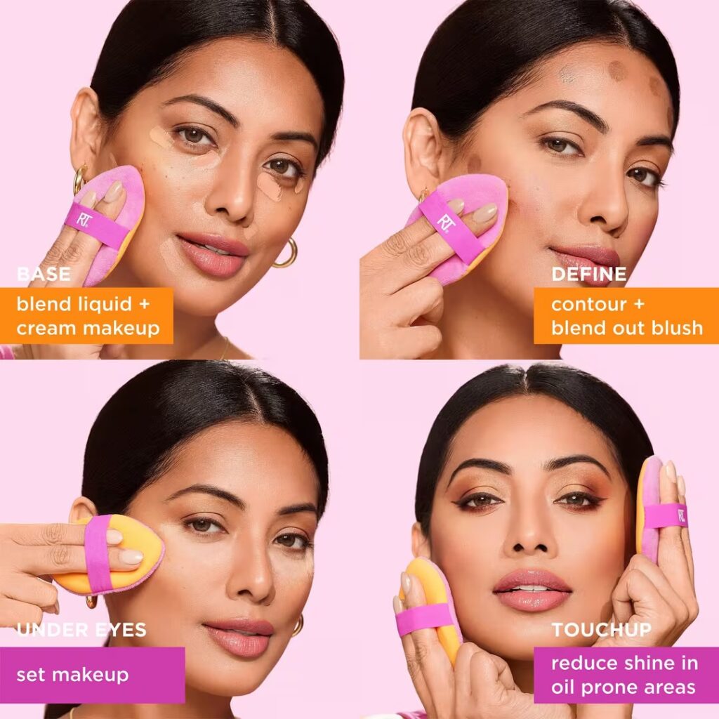 Real Techniques Miracle 2-In-1 Dual Sided Powder Puff
