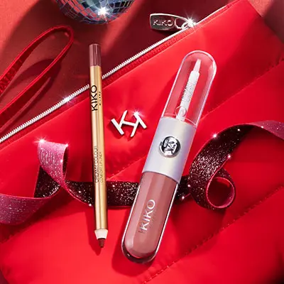 مجموعة هدايا الشفاه المثالية من KIKO Snow-Kissed Holiday
