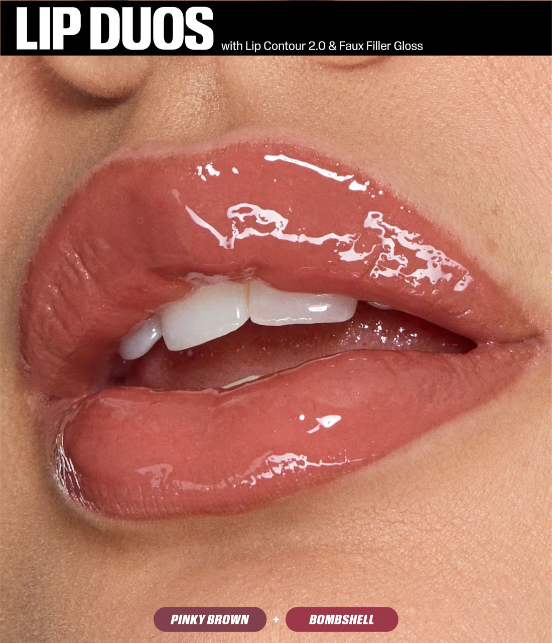 HUDA BEAUTY Juicy Bombshell Lip Duo