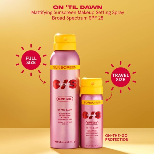 ONE/SIZE by Patrick Starrr On ‘Til Dawn Mattifying Sunscreen Makeup Setting Spray SPF 28