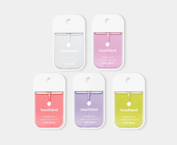 Touchland Limited Edition Power Mist Hydrating Hand Sanitizer Top 5-Set