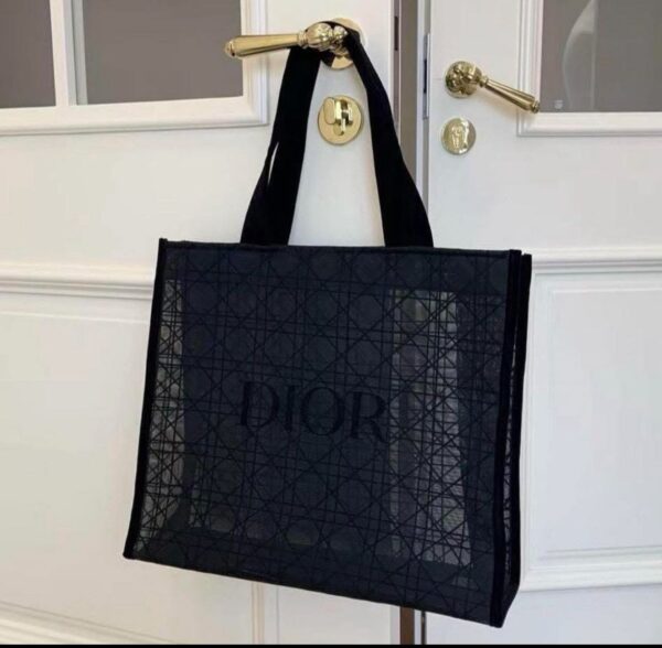 Dior Mesh Tote Bag – Black