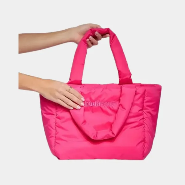 HUDA BEAUTY Pink Tote Bag