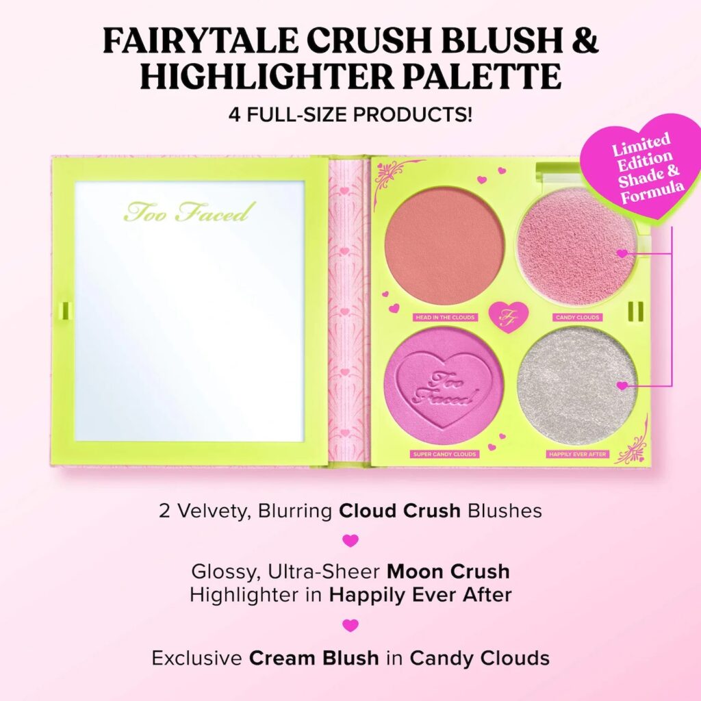 Too Faced Fairytale Crush: Blush & Highlighter Set