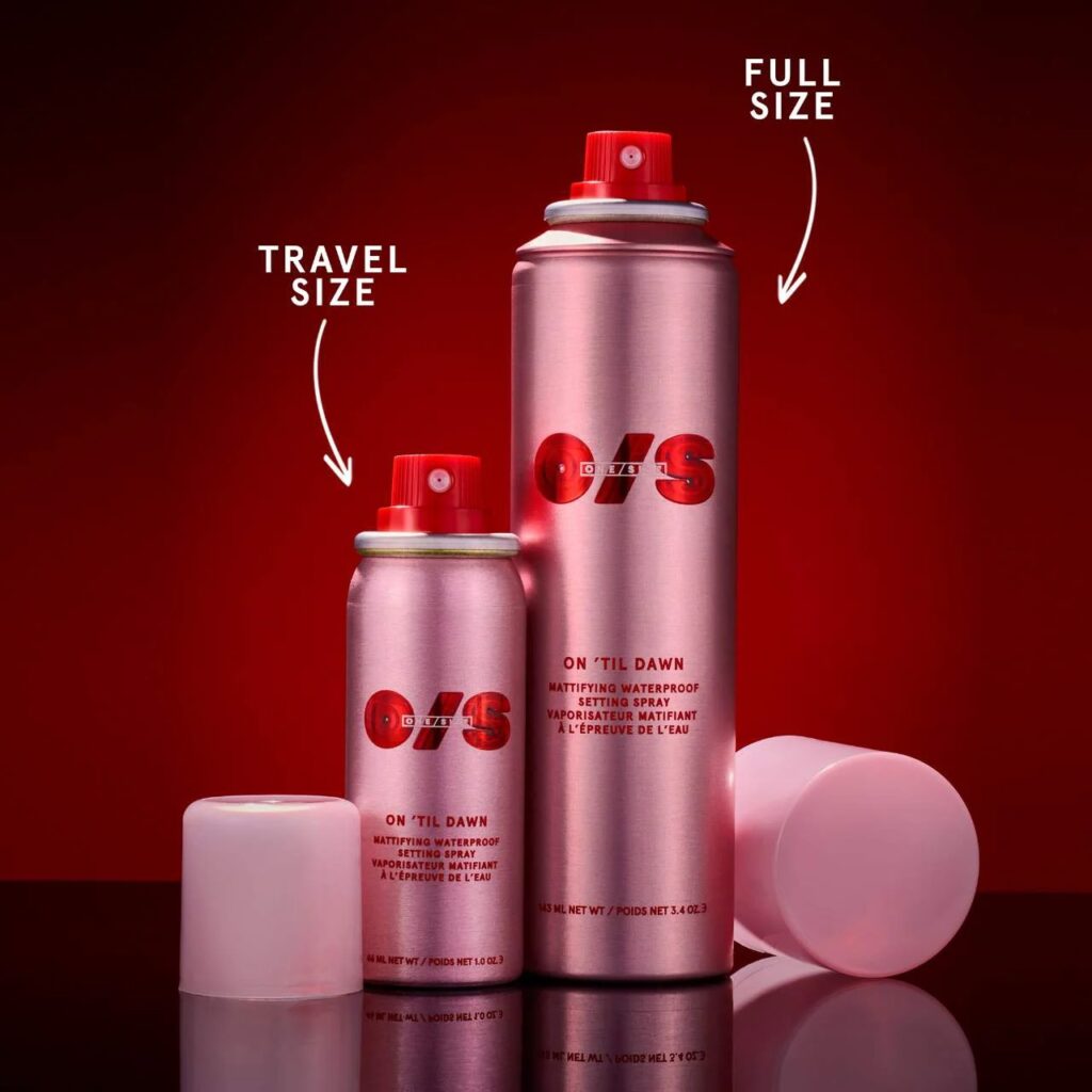 رذاذ تثبيت مقاوم للماء مطفي One Size On ‘Til Dawn