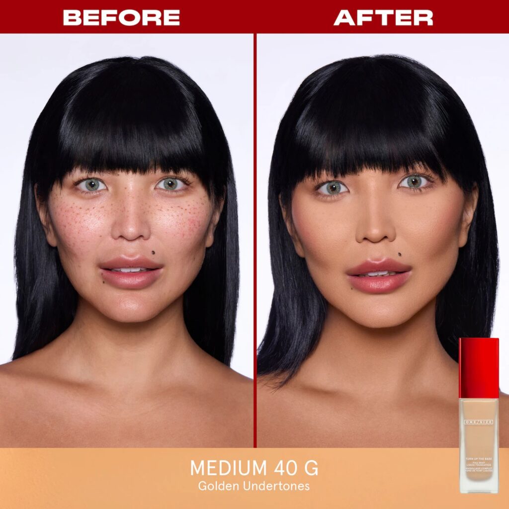 One Size Turn Up the Base Full Beat Waterproof Liquid Foundation