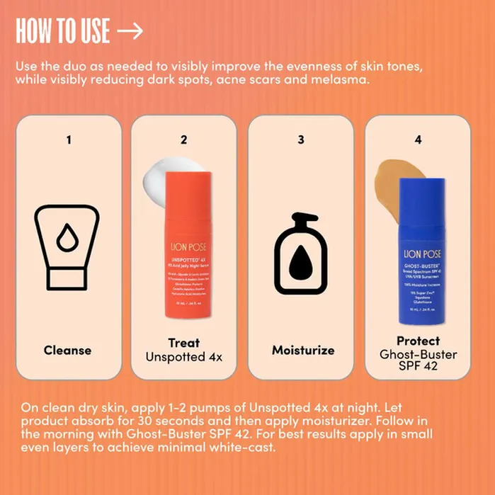 Lion Pose Mane Mini Day & Night Set With SPF & AHA