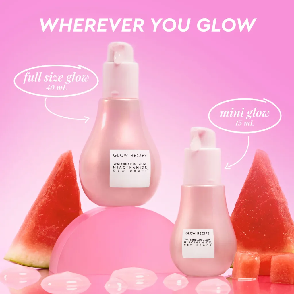 Glow Recipe سيروم قطرات نياسيناميد بتأثير البطيخ