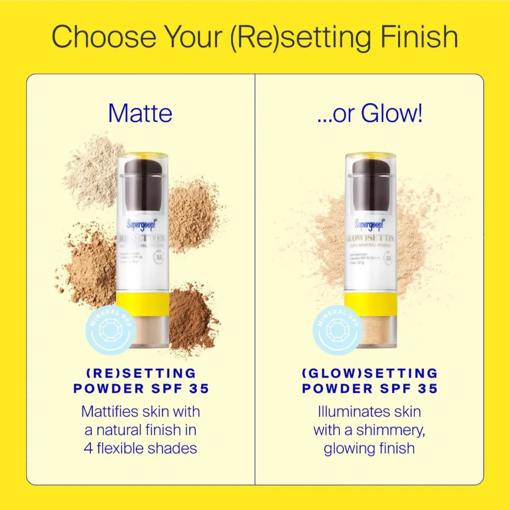 Supergoop! 100% Mineral (Re)setting Powder Face Sunscreen SPF 35