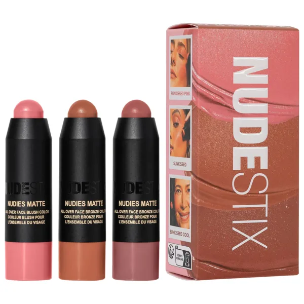 NUDESTIX Mini Sunkissed Blush & Bronze 3pc Kit