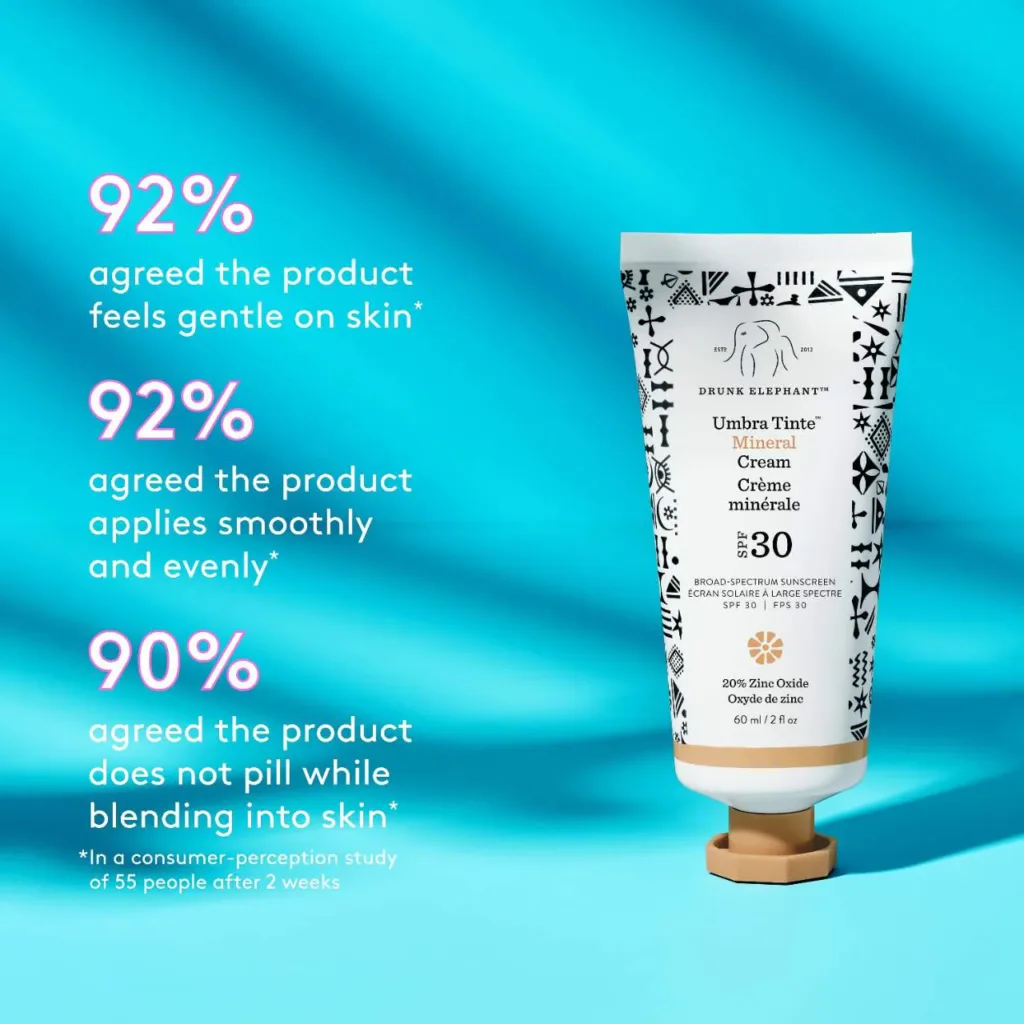 كريم معدني أمبرا تينتي™ SPF 30 - درانك إليفانت