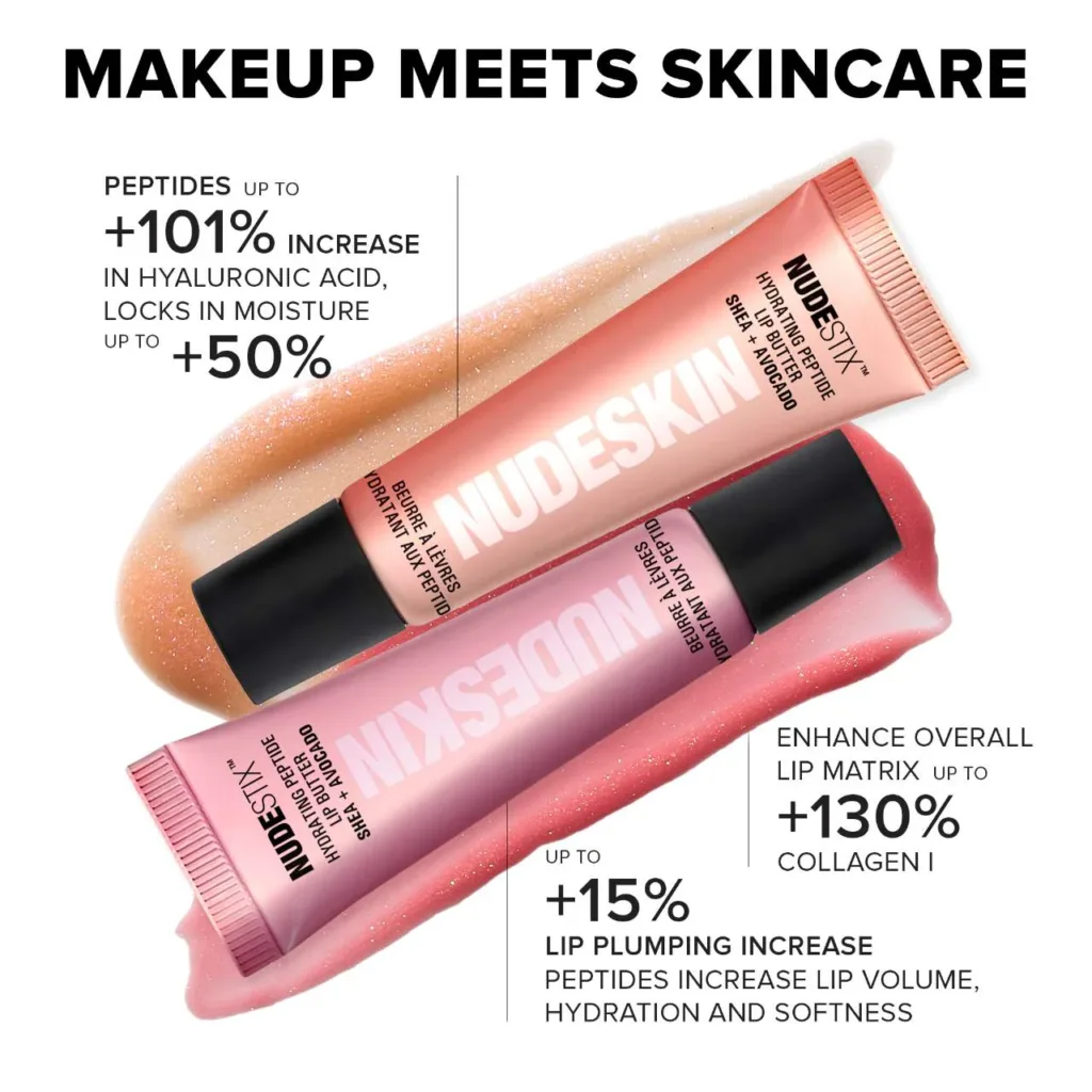 مجموعة NUDESTIX Nudeglow Hydrating Peptide Lip Butter Duo