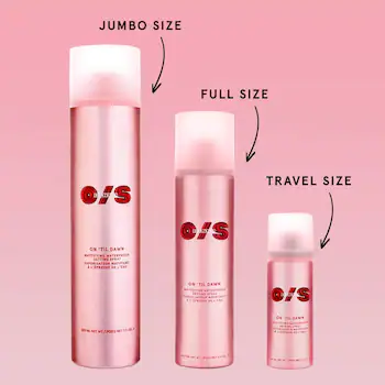 رذاذ تثبيت مقاوم للماء مطفي One Size On ‘Til Dawn