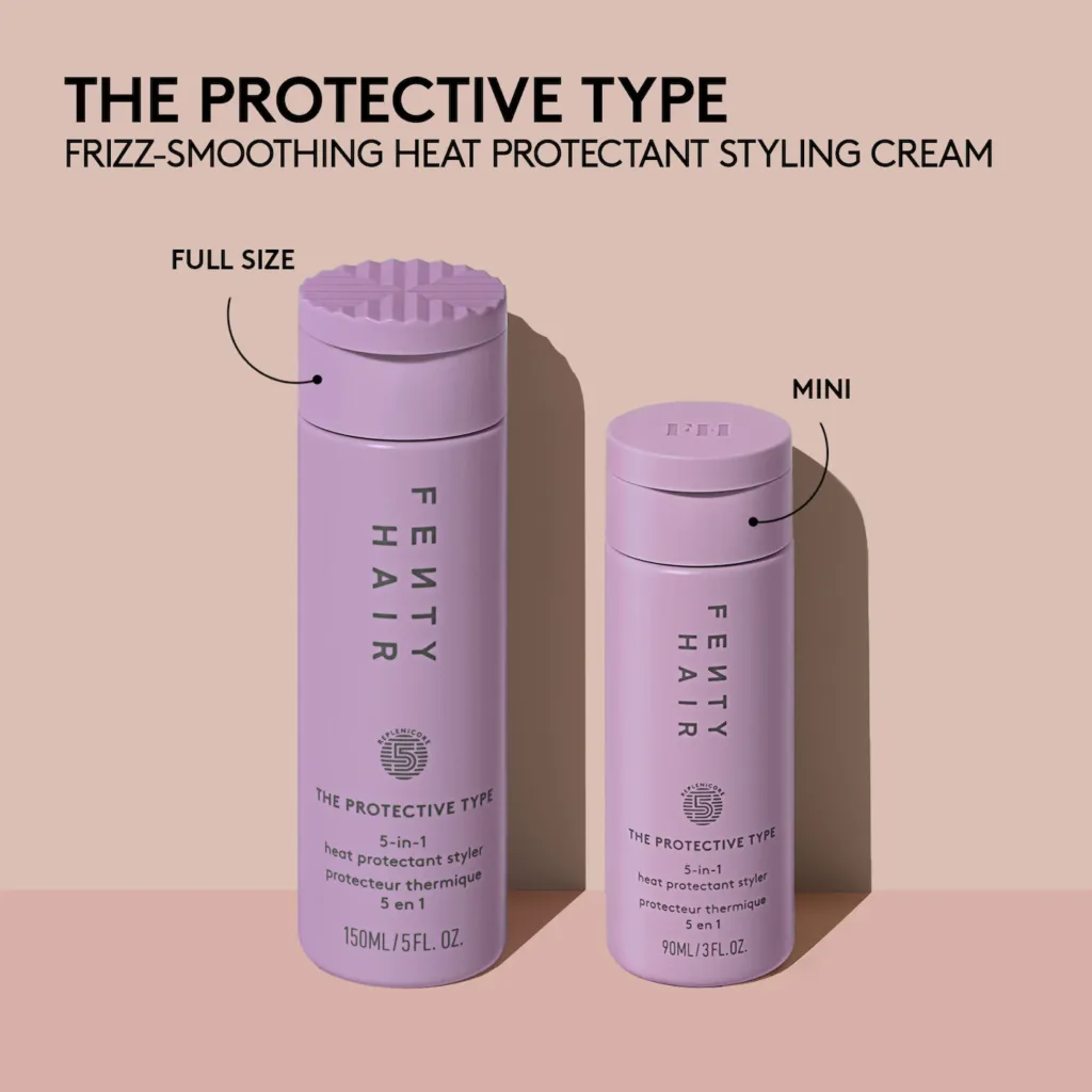 Fenty Beauty by Rihanna Mini The Protective Type 5-in-1 Heat Protectant Styling Cream