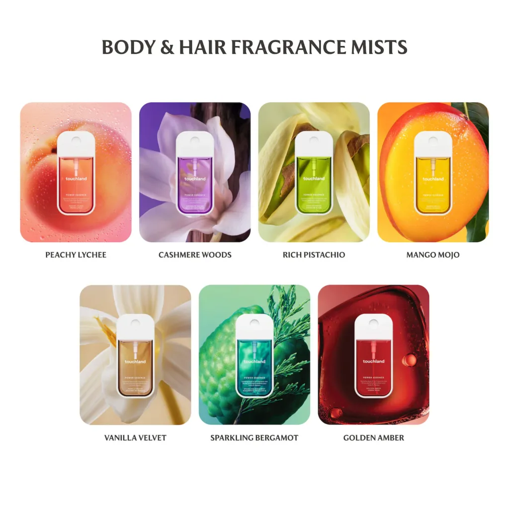 رذاذ عطر الجسم والشعر من تاتش لاند ريتش بيستاشيو باور إيسنس