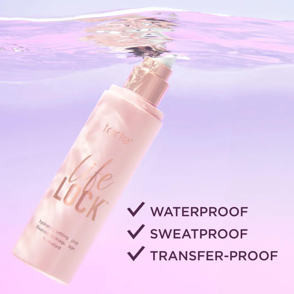 Tarte life lock™ hydrating waterproof setting spray