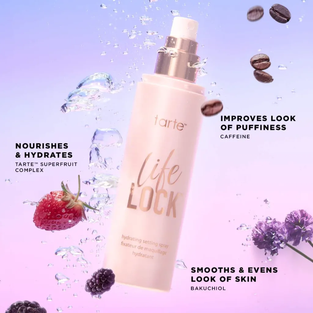 Tarte life lock™ hydrating waterproof setting spray