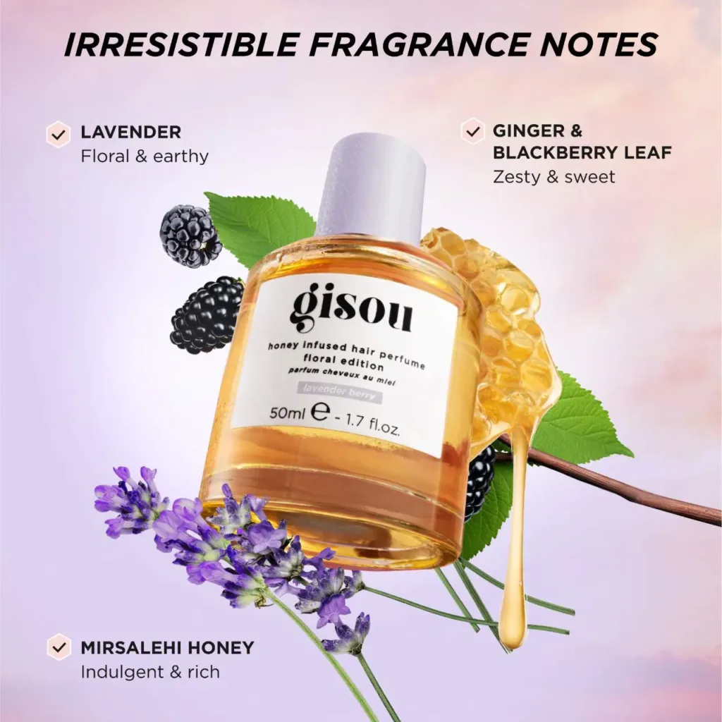 عطر شعر جيسو المصنوع من العسل مع توت اللافندر
