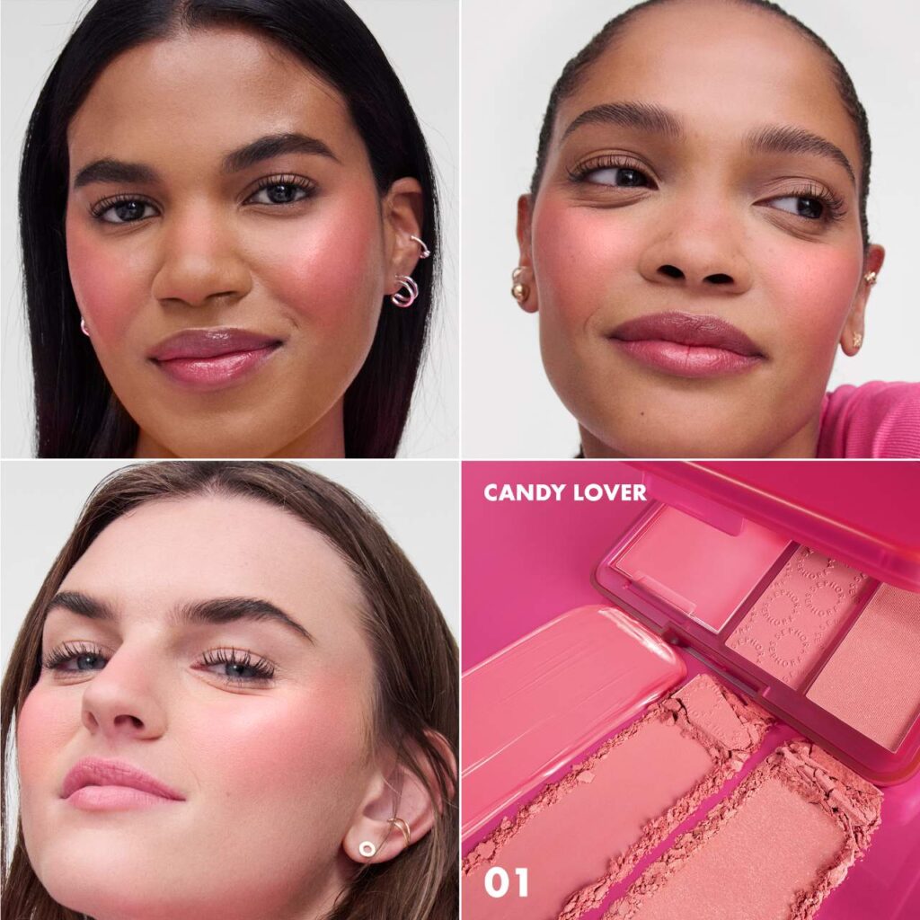 مجموعة SEPHORA COLLECTION Blush Blush Blush. لوحة كريمة وبودرة