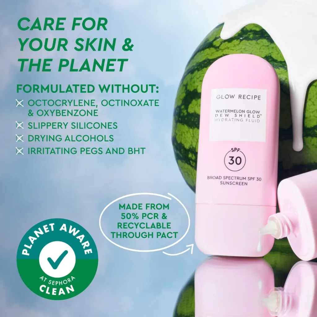 Glow Recipe Dew Shield SPF 30 Hydrating Fluid Sunscreen