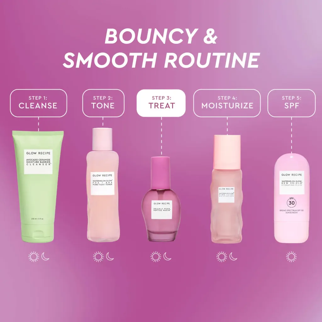 Glow Recipe Prickly Pear Peptide Vegan Mucin Serum for Redness & Fine Lines