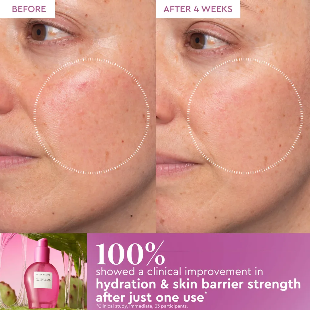 Glow Recipe Prickly Pear Peptide Vegan Mucin Serum for Redness & Fine Lines