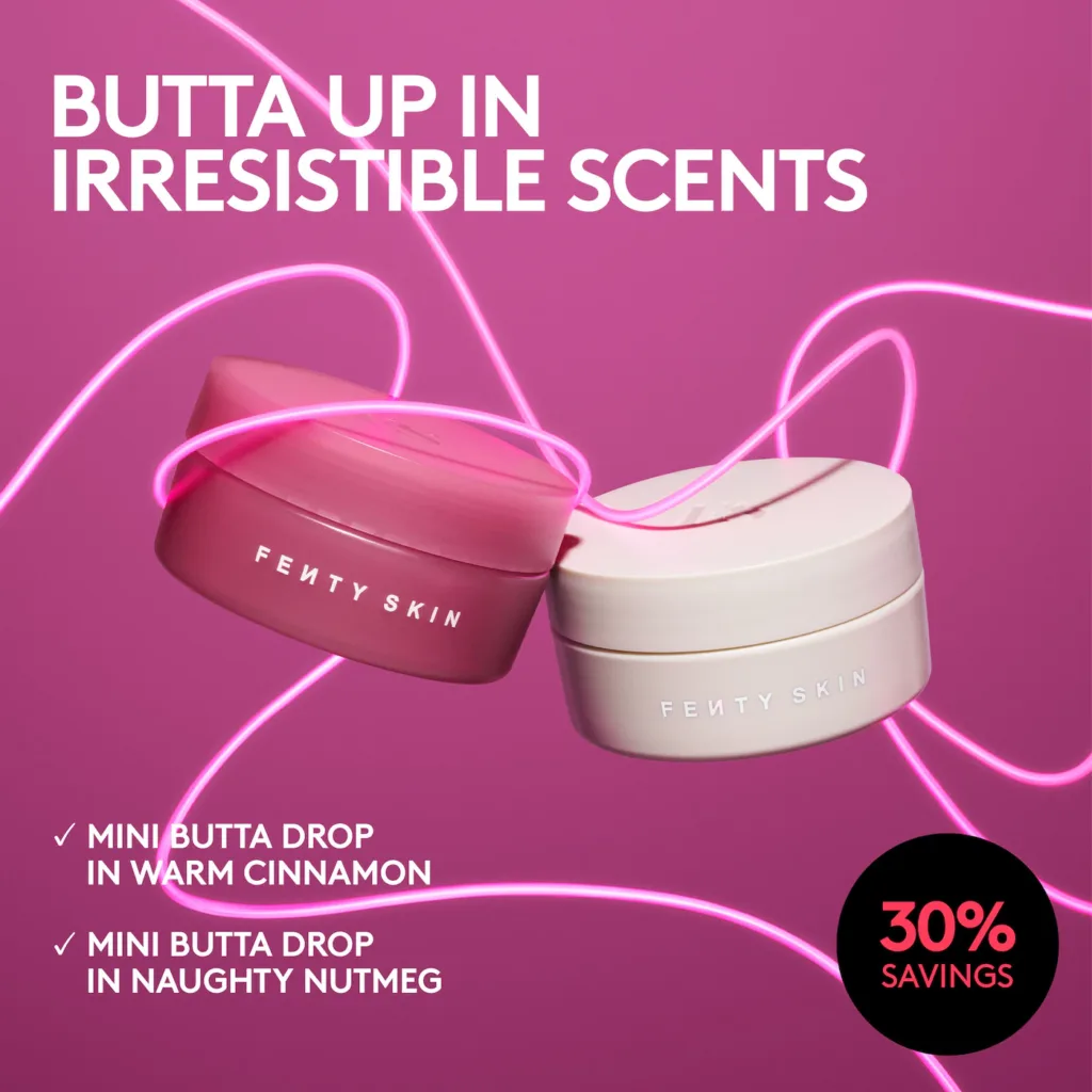 Fenty Beauty by Rihanna Lil Butta Dropz Mini Whipped Oil Body Cream Duo