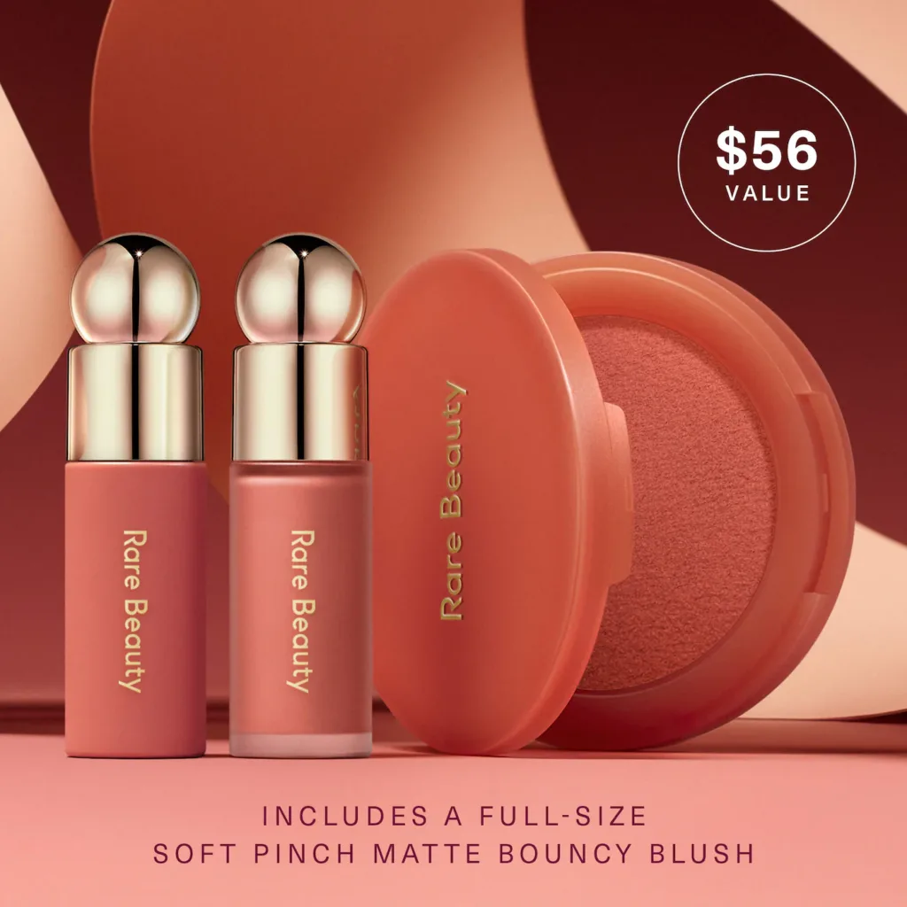 Rare Beauty by Selena Gomez Soft Pinch Cheek & Lip Trio Makeup Gift Set