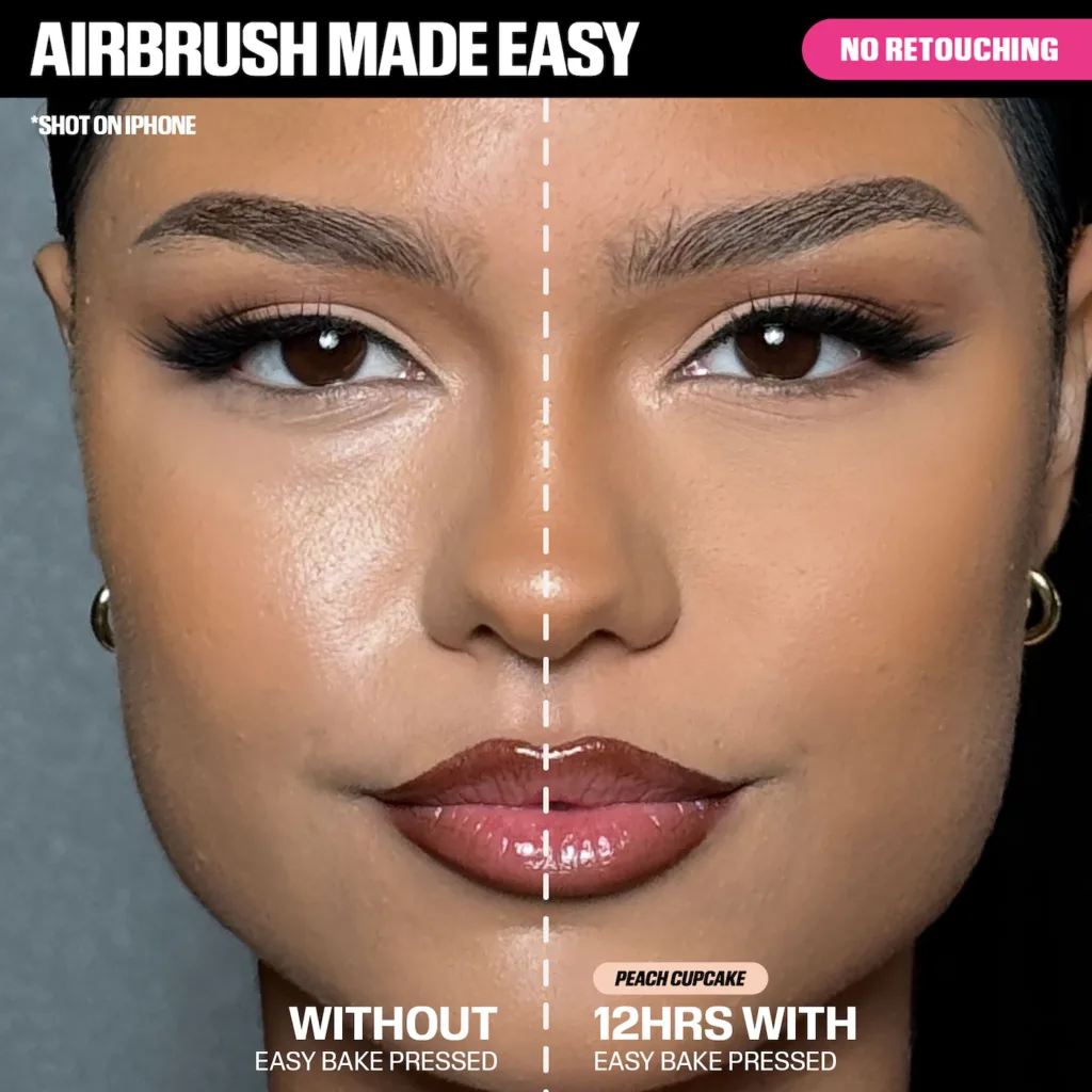 HUDA BEAUTY Easy Bake Airbrush Matte Pressed Setting Powder