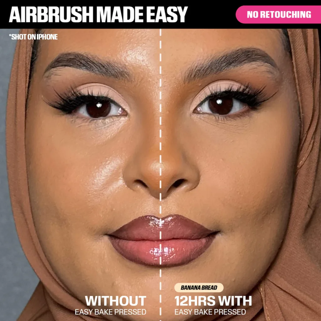 HUDA BEAUTY Easy Bake Airbrush Matte Pressed Setting Powder
