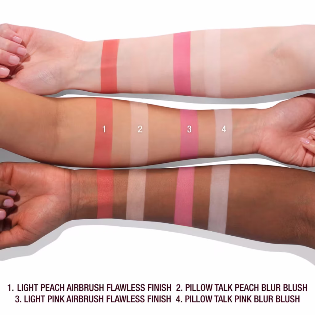 Charlotte Tilbury Pillow Talk Beauty Soulmates Brighten & Blush Powder Palette
