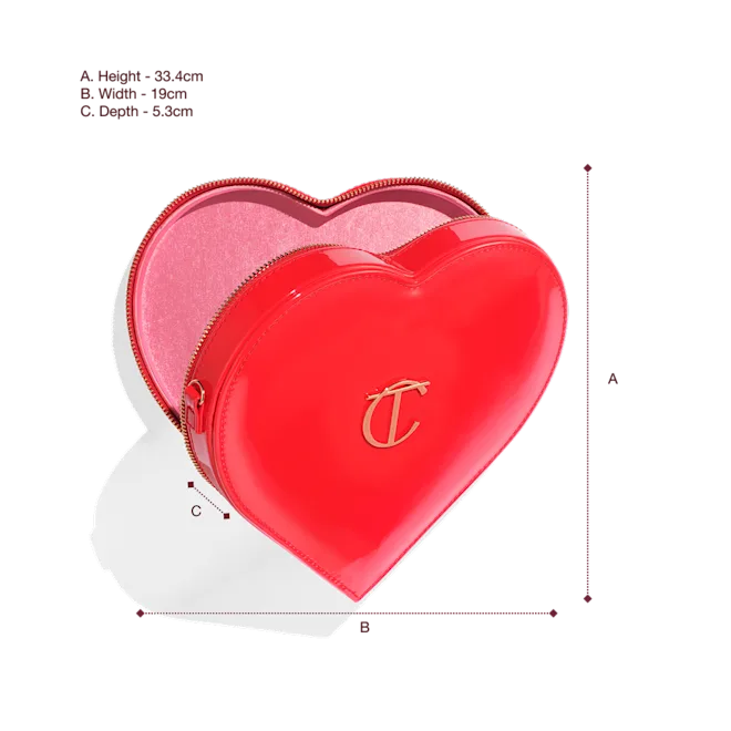 CHARLOTTE’S MYSTERY L.O.V.E LOOK 7 BEAUTY ICONS & A FREE HEART MAKEUP BAG